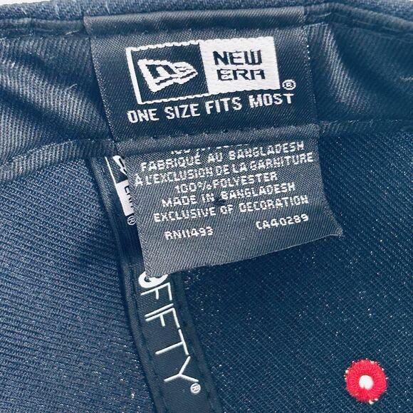 Dude Perfect - New Era - 9FIFTY - Snapback Hat Navy Red Adjustable Cap Official - Picture 7 of 10